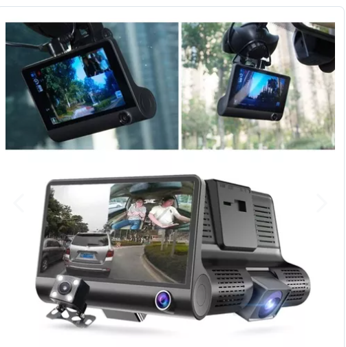 Camara Dvr Para Automovil Con 3 Camaras