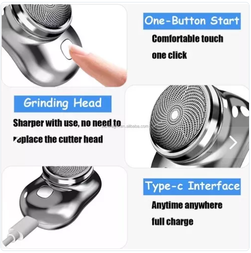 Mini afeitadora eléctrica portátil