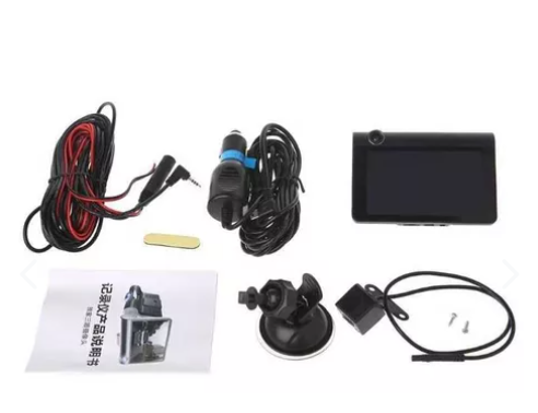 Camara Dvr Para Automovil Con 3 Camaras