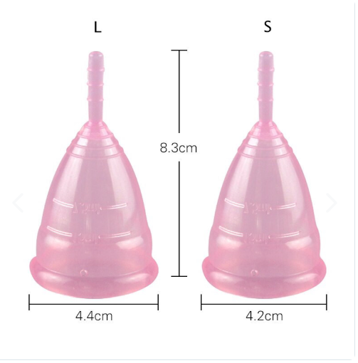 Copa menstrual de silicona médica
