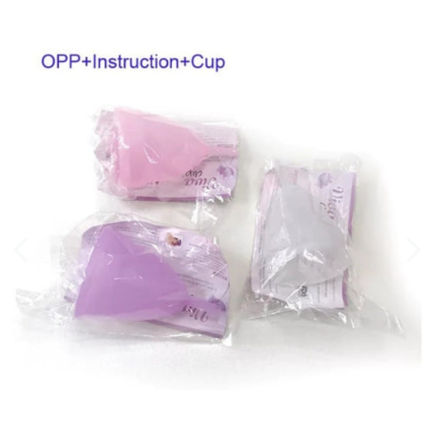 Copa menstrual de silicona médica