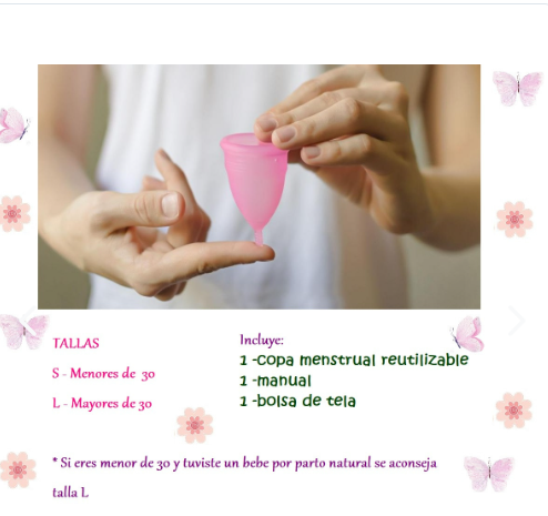 Copa Menstrual cómoda certificación